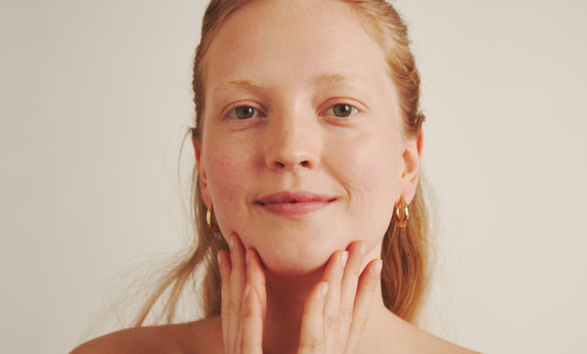 Dermatica - Smiling woman with clean face